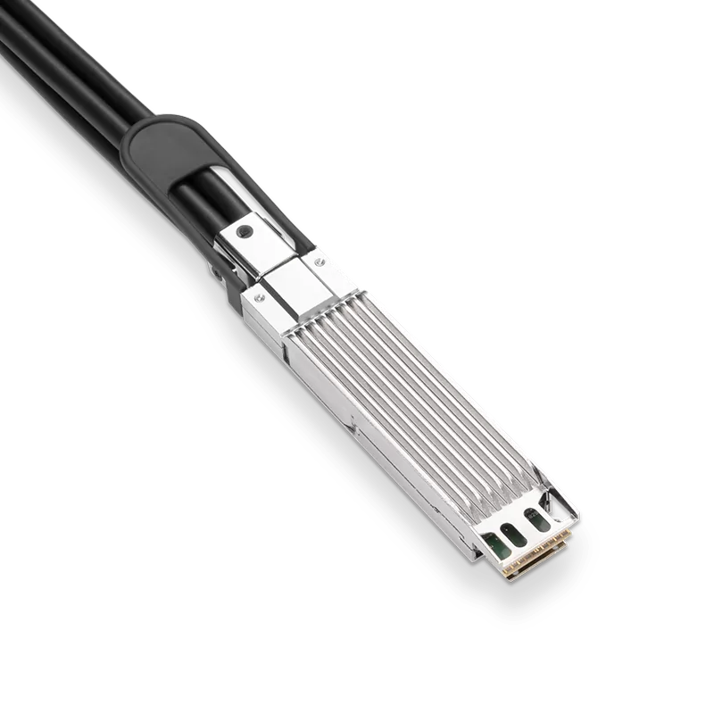 MCP7Y70-H001 Compatible 1m InfiniBand HDR DAC Splitter Cable 400G (Finned Top) to 4x100G (Flat Top) view 4